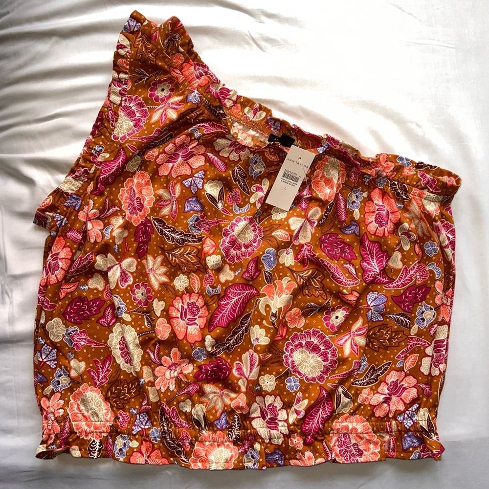 Batik One Shoulder Top